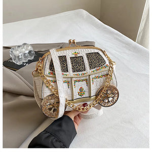 Enchanted Royal Carriage Crossbody Bag