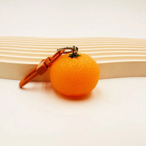 3D Creative Simulation Fruit Keychain