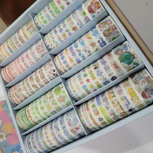 Infinite Pastel Washi Tape (Box of 100)