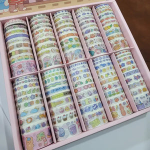 Infinite Pastel Washi Tape (Box of 100)