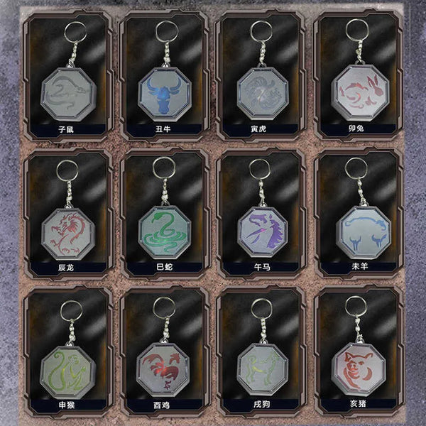Jackie Chan Adventures Talisman LED Keychain Set