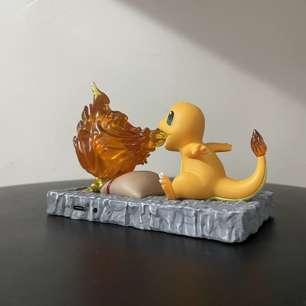 Charmander x Calcifer Crossover Glow Desk Figure