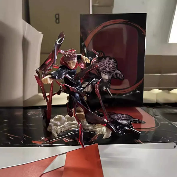 Yuji Itadori Black Flash Figurine (18 cm)