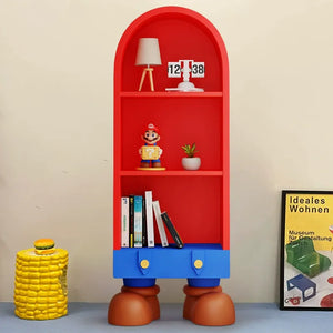 Retro Mario Arched Top Display Cabinet