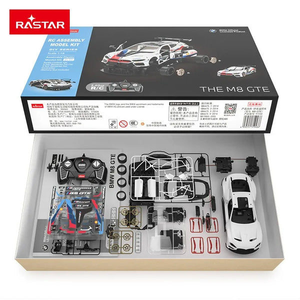 Rastar 1:18 BMW M8 GTE DIY RC Assembly Model Kit