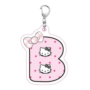 Hello Kitty Personalised Letter Keychain