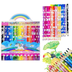 Unicorn Colour Pencil Set for Kids (24 Pcs)
