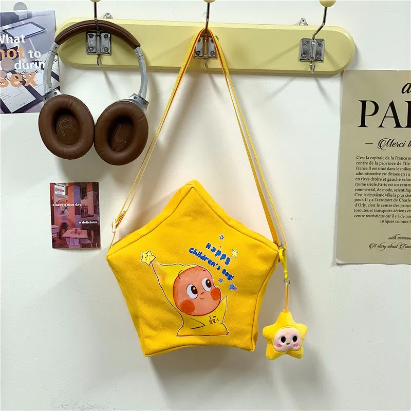 Twinkle Twinkle Canvas Crossbody Sling Bag