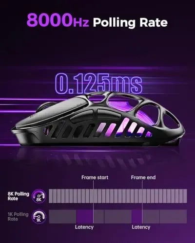 Gravastar Mercury X Pro 8KHz Gaming Mouse