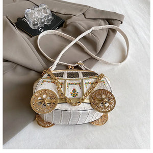 Enchanted Royal Carriage Crossbody Bag