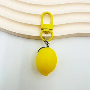 3D Creative Simulation Fruit Keychain