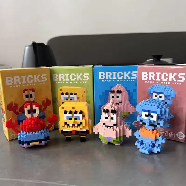 Bricks Bikini Bottom Spongebob Micro Blocks