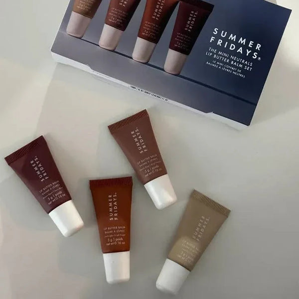 Summer Fridays Mini Neutrals Lip Balm (Set of 4)