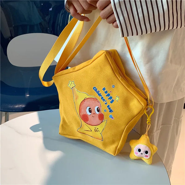 Twinkle Twinkle Canvas Crossbody Sling Bag
