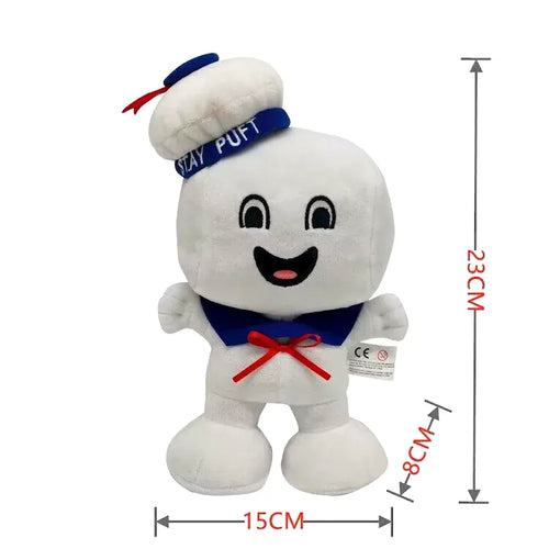 Ghostbusters Stay Puft and Slimer Plushies (22 cm)