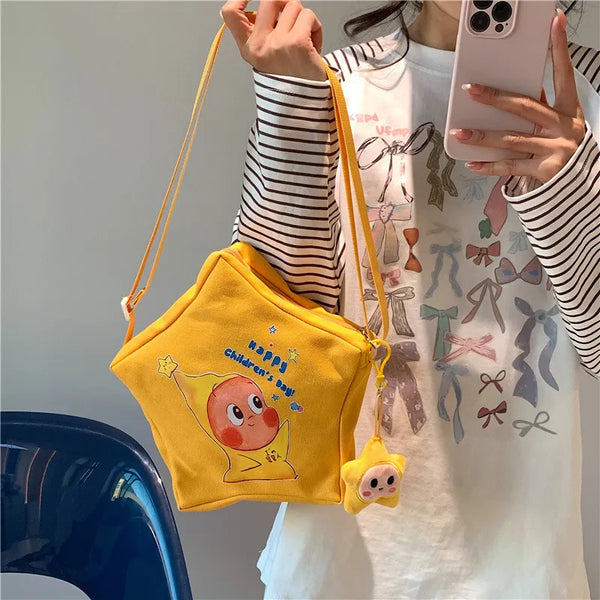 Twinkle Twinkle Canvas Crossbody Sling Bag