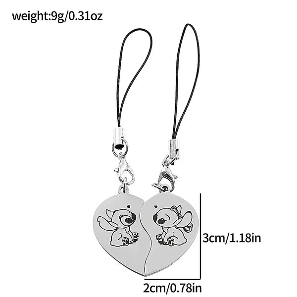 Cosmic Stitch Magnetic Attraction Keychain