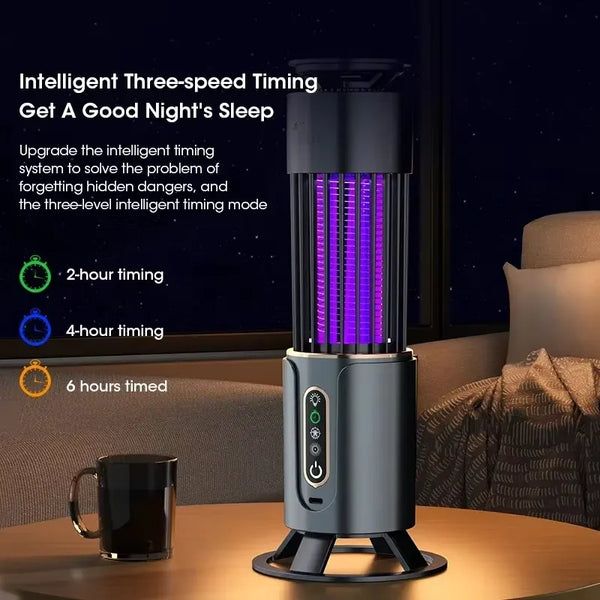 Guardian Glow 2-in-1 Smart Cyber-Shield Mosquito Terminator