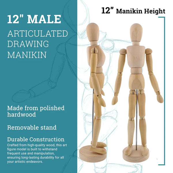 Articulated Wooden Flex Mannequin