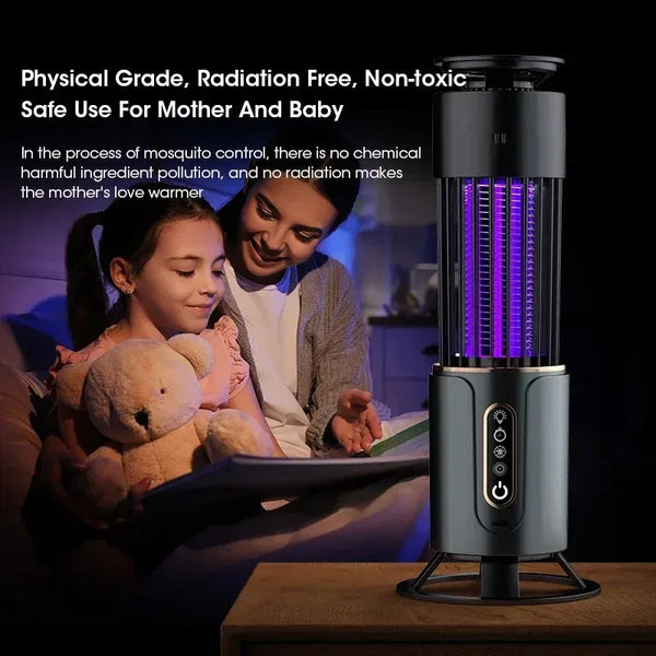 Guardian Glow 2-in-1 Smart Cyber-Shield Mosquito Terminator