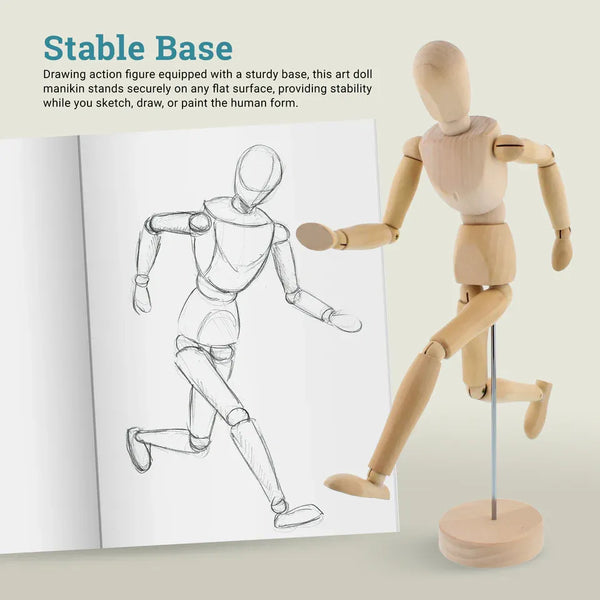 Articulated Wooden Flex Mannequin