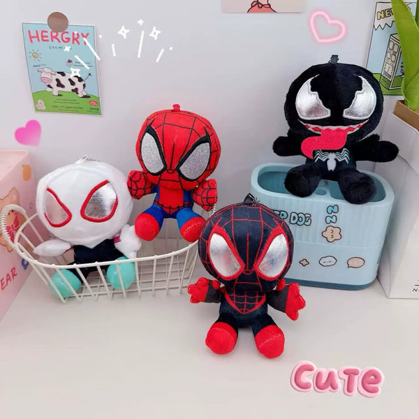Spider Verse Hero Hugs Plush Keychain