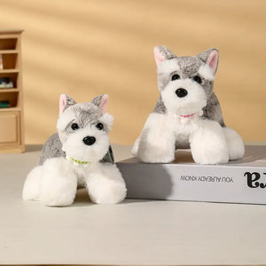 Dapper-Dog Schnauzer Plush Keychain