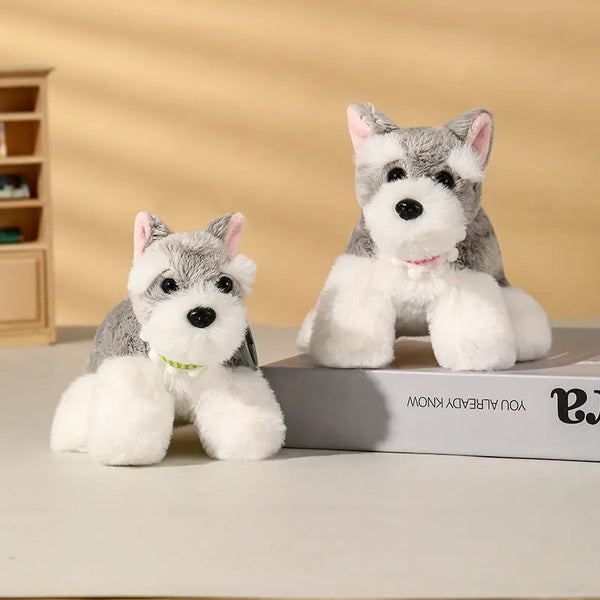 Dapper-Dog Schnauzer Plush Keychain