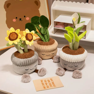 Potted Plush Artificial Plants (30 cm)