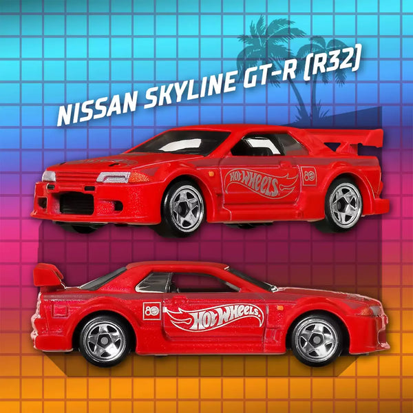 Hot Wheels 80s Exclusive Red Edition Set