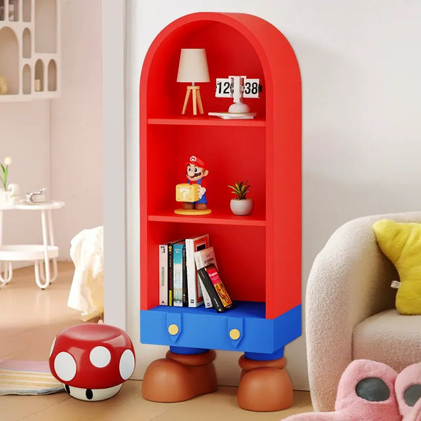 Retro Mario Arched Top Display Cabinet
