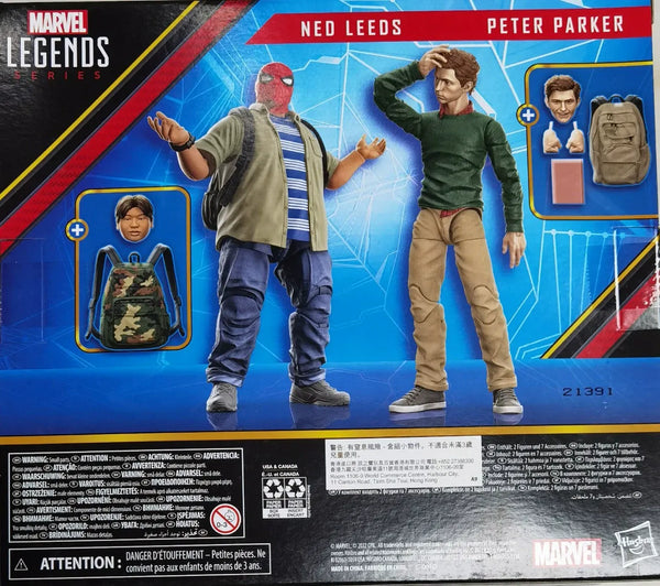 Marvel Legends Peter Parker and Ned Leeds High School Duo Set