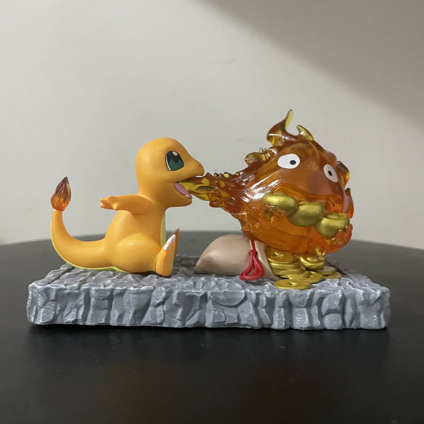 Charmander x Calcifer Crossover Glow Desk Figure