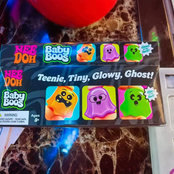 NeeDoh Baby Boos Teenie Tiny Glowy Ghost Squishies