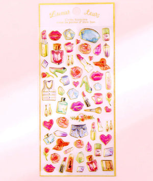 Parisian Glam Watercolor Sticker Sheets