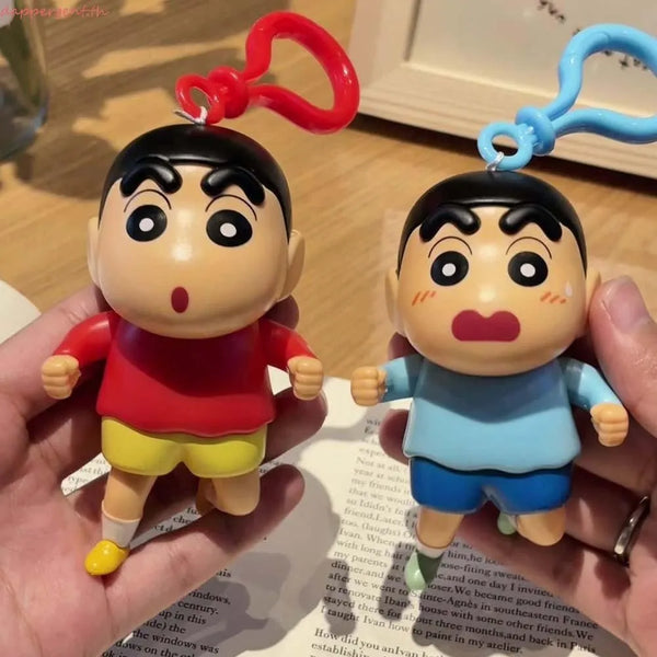 Shinichan Race-Ready Pull String Keychain