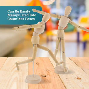 Articulated Wooden Flex Mannequin