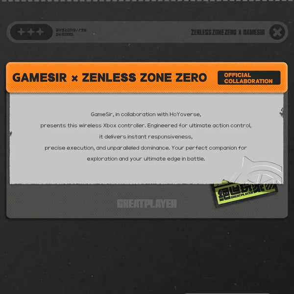 GameSir G7 Pro Zenless Zone Zero Wireless Controller