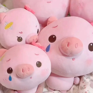 Kawaii Kuku Pink Piglet Plush