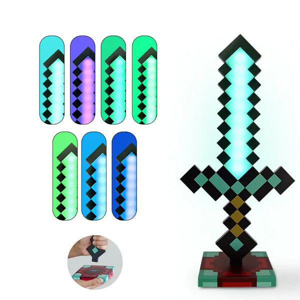Minecraft Enchanted Pixels Light Sword