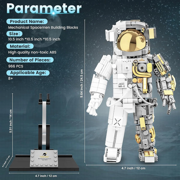 Stellar Mechanical Spaceman Building Blocks (988 pics)