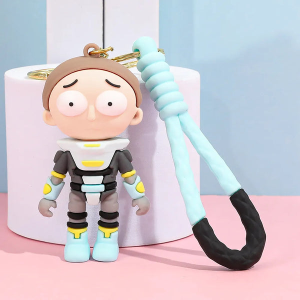 Rick and Morty Space Suit Keychain
