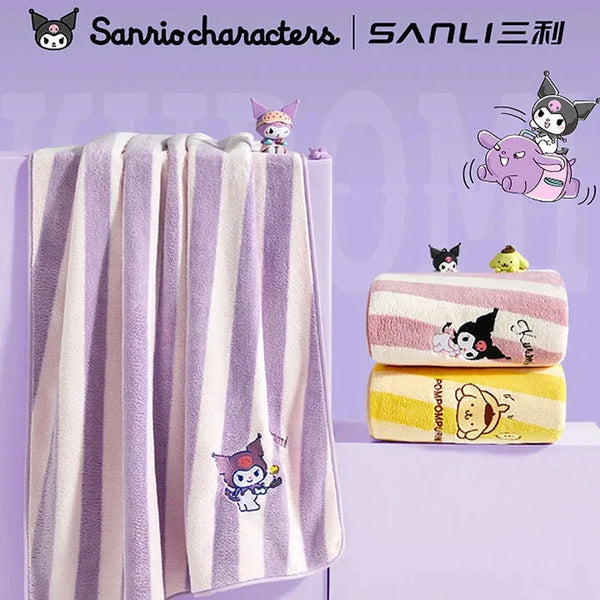 Sanrio Dreamy Pastel Striped Towel