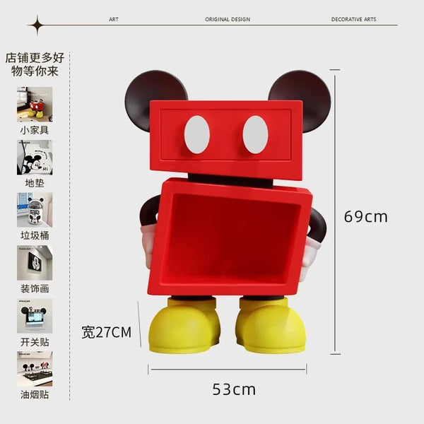 Retro Cubist Mickey Bedside Table