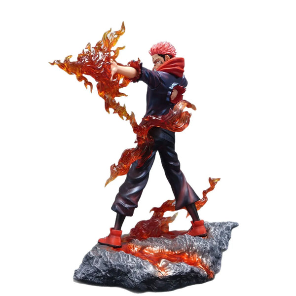 Ryomen Sukuna Fire Play Figurine (30 cm)