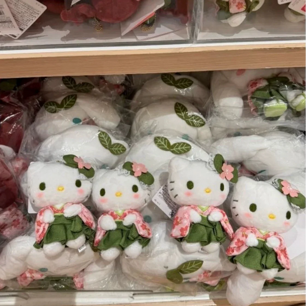 Sanrio Kimono Matcha Plush Keychains