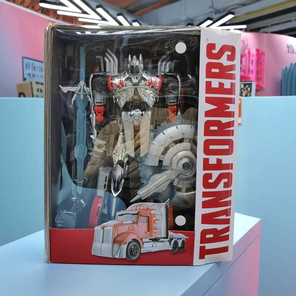 Transformers Silver Knight Optimus Prime Figure
