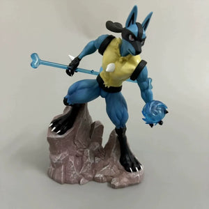 Lucario Aura Sphere & Bone Rush Ver. Figure (21 cm)
