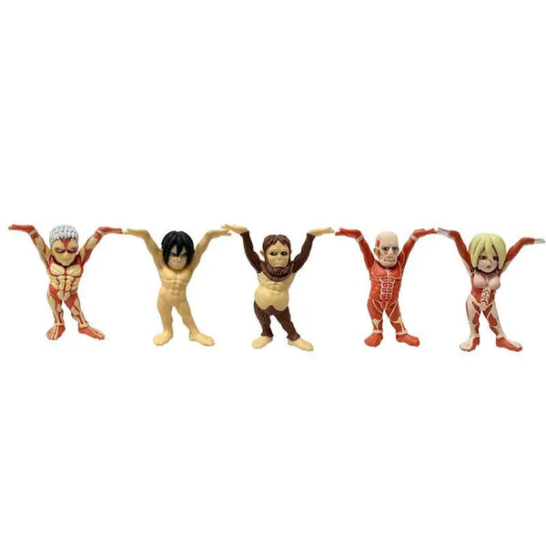Attack on Titan Mini Giants Action Figure (Set of 5)