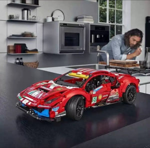 Technic 42125 Ferrari 488 GTE AF Corse #51 Building Kit (1677 Pcs)